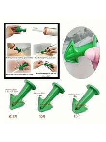 Bộ dụng cụ trám khe 3 món, gồm đầu phun keo silicone, dụng cụ cạo vữa gạch, thích hợp cho nhà bếp, phòng tắm, cửa sổ, khe bồn rửa, chất liệu nhựa, không cần điện. - nhiều màu - Xem 6