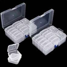 DIY Diamond Painting Storage Box, Nail Art Jewelry Rhinestone Mosaic Storage Container, Multi-Function Storage Box - Clear - View 5