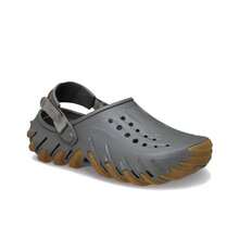 Crocs Hollow Out Clogs Men's Sports Clogs, Outdoor Beach Sandals, Summer - Grey - View 2
