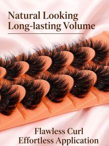 Natural Curly, Thick & Fluttery Lashes, Effortlessly Create Delicate Eye Makeup - View 8