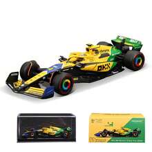 Burago 1:43 比例精细压铸模型车套装 - 梅赛德斯-AMG W15/W16、红牛 RB21 RB20、法拉利 SF24 SF25、迈凯伦 MCL38 MCL39、阿斯顿·马丁 AMR23 AMR25，附亚克力展示盒，一级方程式赛车收藏礼品 - 彩色 - 查看 17