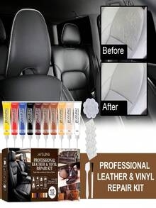 JAYSUING Leather Repair Kit Color Restorer Paste For Car Seats Sofa Couch Bags Shoes Wallets Scratches Cracks Peeling Fading Instantly Restores Original Color Hides Scuffs Damage Easy Apply Multi Surface Use Home Auto Leather Repair Kit,Leather Color Restorer - Multiple Forms - View 2
