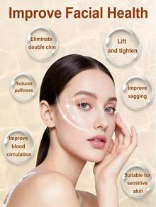 Bàn chải massage mặt dẫn lưu bạch huyết, bàn chải làm thon gọn cằm đôi, thiết kế công thái học định hình đường nét da, giảm mệt mỏi. - Xem 4