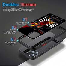 Funda para teléfono Red Bull Racing RB20 de Fórmula Uno. Compatible con fundas para teléfonos :  17,  16 Pro Max,  15 Pro Max,  13 y  12. Fabricada en material TPU, cómoda al tacto y que proporciona protección contra golpes y caídas. Un gran regalo para aficionados a las carreras, familiares, amigos y ocasiones especiales. - Negro - Ver 5