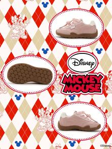 Disney 米奇官方授权联名款 | 一双儿童运动鞋，适合日常、节日、运动和户外活动穿着。穿着舒适贴合脚型，防滑、耐磨、透气。（男童运动鞋、男童板鞋、儿童运动鞋、女童运动鞋、女童板鞋） - 粉色 - 查看 4