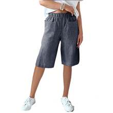 Women Sports Shorts - Light Blue - View 6