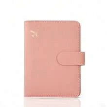 Bao đựng hộ chiếu bằng da cao cấp Melsbrinna, chống nước, chống RFID, ví du lịch có ngăn đựng bút, sổ hộ chiếu dễ thương cho nam/nữ, vỏ hộ chiếu du lịch nhẹ, dễ mang theo khi đi máy bay, phụ kiện du lịch mùa hè thiết yếu. - Nhiều màu - Xem 9