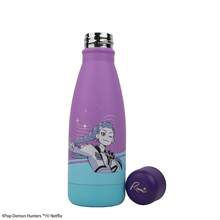 Netflix 1pc Officially Licensed Cartoon  Leak-Proof Cup, Cute Summer Iced Coffee Cup, Purple Design, K-POP - Multicolor - View 5