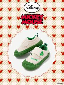 Disney 米奇官方授权联名款 | 一双儿童运动鞋，适合日常、节日、运动和户外活动穿着。穿着舒适贴合脚型，防滑、耐磨、透气。（男童运动鞋、男童板鞋、儿童运动鞋、女童运动鞋、女童板鞋） - 綠色 - 查看 2