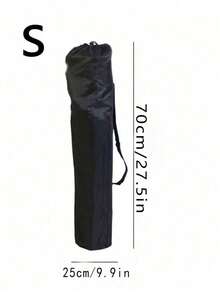 1pc Foldable Chair Storage Bag, Gardening Chair Storage Bag, Handbag, Portable Bag, Camping Bag, Suitable For Outdoor Camping, Hiking, Beach, Fishing, Gardening, Picnic, Unisex Travel Essential - Black - View 6
