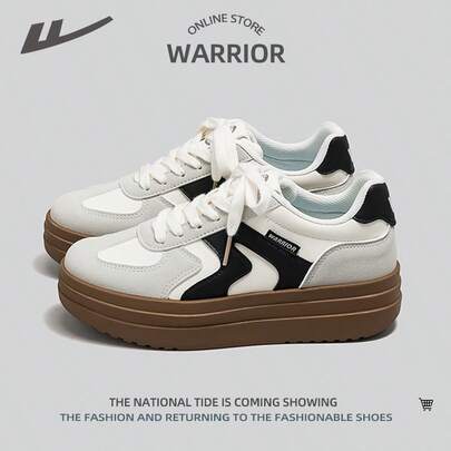 WARRIOR 1双女士厚底休闲运动鞋