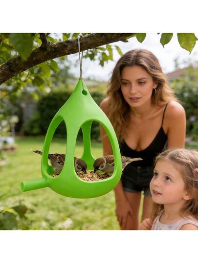 Máng cho chim ăn nhỏ | Thiết kế hình cầu, chống nước, có lỗ thoát nước ở đáy, thích hợp cho chim sẻ và chim ruồi, lý tưởng để sử dụng trong vườn, rừng và dưới mái hiên, bằng nhựa, nhiều màu sắc để lựa chọn.
