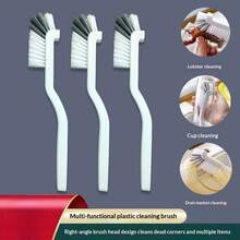 Bộ 1/2/5/10 chiếc chổi vệ sinh đa năng bằng nhựa PP dài 24cm, thích hợp cho nhà bếp và phòng tắm [Vui lòng kiểm tra kỹ kích thước sản phẩm trước khi đặt hàng] - trắng - Xem 7