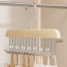 1 chiếc móc treo đa năng, giá để áo ngực và áo hai dây, giá phơi không đường may. - trắng - Xem 8