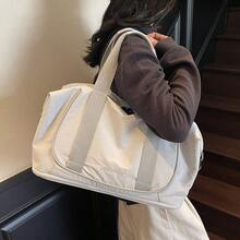 Sacs de voyage, sacs à l'épaule à une main, sacs de fitness, modèles de voyage d'affaires décontractés et simples, sacs à main légers, sacs de yoga, sacs pour courts séjours. - Prune - Voir 5