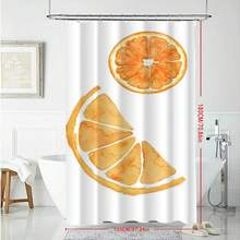 1pc Geometric Line Art Spring Style Shower Curtain, Colorful Geometric Modern Style Bathroom Decor, Painting-Like Modern Design, Unique Home Gift, Gift For Friends - Multicolor - View 5