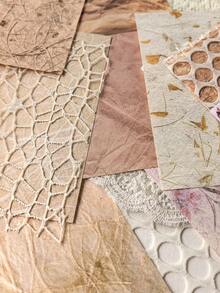 15pcs/Pack Vintage Soft Floral Botanical Mesh Background Decorative Paper, DIY Collage Material - BQ1052 - View 7