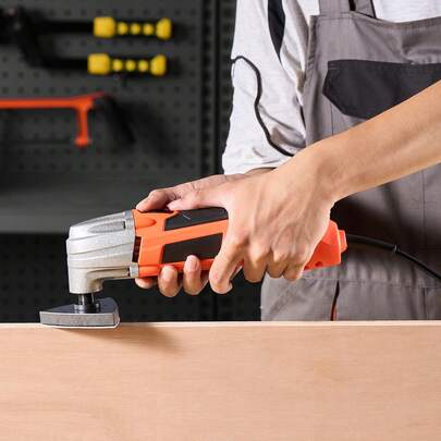 Oscillating Tool Multitool, 2.2Amps 22,000 OPM Electric Oscillating Multi Tool Kit Corded With 2.8° Oscillation Angle, 7PCS Saw Accessories For Cutting, Scraping, Sanding, Floor Stripping