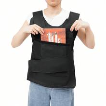 SENDERPICK Adjustable Vest For Training Activity Outdoors Protective Vest Adjustable Security Training Protective Vest - Black - View 5