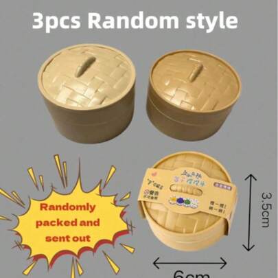 3pcs Cute Dumpling Shaped Soft Stress Relief Toys - Tactile Sensory Toys Suitable As Classroom Rewards And Gift Bag Fillers