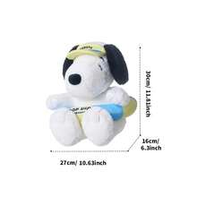 Miniso Diario Marino Snoopy Snoopy Sentado Aro de Natación / Estilo Bronceado Tamaño 12 Muñeca, Diseño de Dibujos Animados Lindo, Adorno de Hogar Encantador, Regalo de Cumpleaños Perfecto, Material de Poliéster (1 pieza) - Multicolor - Ver 6