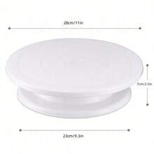 1 buah Meja Putar Berdiameter 11 Inci, Platform Putar Ringan Cocok Untuk Melukis, Seni Kreatif, Dekorasi Kue, Merangkai Bunga, Membuat Model, dan Barang DIY Lainnya, Tersedia dalam Berbagai Warna - MultiWarna - View 10