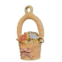 1 件甜美花卉系列 DIY 首饰吊坠，花束/花篮/郁金香珐琅元素，粉嫩少女风百搭吊坠配件 - 花卉 - 查看 4