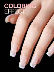 AILLSA 240 móng giả acrylic vuông siêu ngắn, 10 kích cỡ, móng giả acrylic mờ, thích hợp cho các tiệm nail và tự làm móng nghệ thuật hoặc dụng cụ làm móng. - Trong sáng - Xem 4