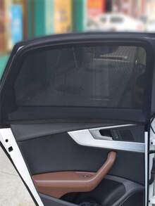 Juego de parasoles para ventanas de coche, protección UV, pantallas de privacidad para ventanas delanteras y traseras, adecuado para coches y SUV, fácil de instalar, material de malla transpirable, bloquea los rayos UV dañinos, proporciona protección solar y privacidad - multicolor - Ver 3