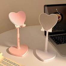 这款心形手机支架甜美可爱，绝对是必备单品！360°角度可调，高度可伸缩，适用于所有手机/平板电脑。防滑、耐用，外观精美，适合居家/办公使用，也是春季生日礼物的理想之选。 - 粉色 - 查看 10