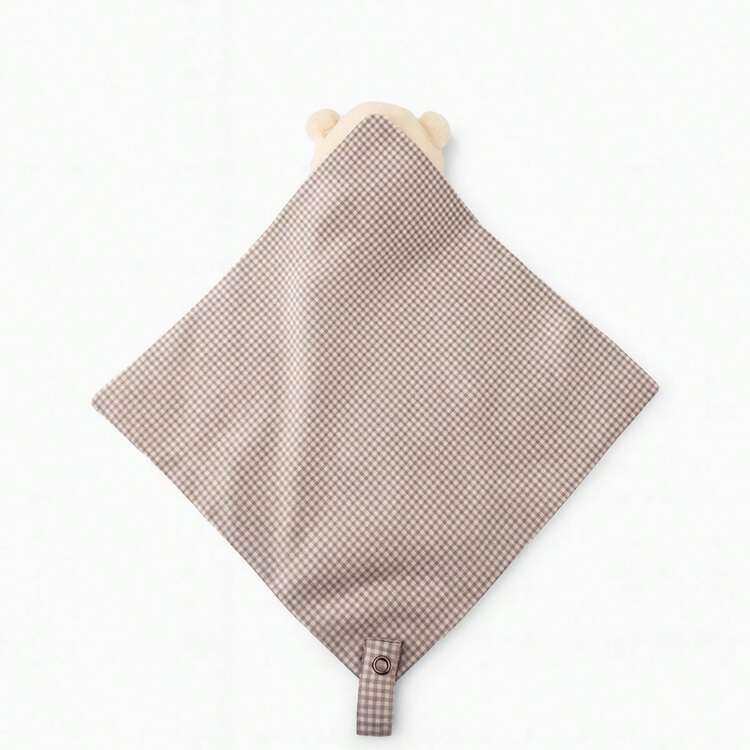 Baby Blanket, Soft, Hypoallergenic Cotton, Plush, Newborn Baby Blanket, Pacifier Clip, Baby Layette - DINO - View 7