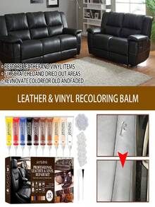 JAYSUING Leather Repair Kit Color Restorer Paste For Car Seats Sofa Couch Bags Shoes Wallets Scratches Cracks Peeling Fading Instantly Restores Original Color Hides Scuffs Damage Easy Apply Multi Surface Use Home Auto Leather Repair Kit,Leather Color Restorer - Multiple Forms - View 3