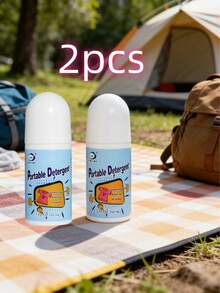 1/2/3 chai lăn tẩy vết bẩn cầm tay 50ml, bút tẩy rửa mạnh mẽ, dung dịch làm sạch nhanh không cần xả lại, dụng cụ làm sạch vải. - Nhiều màu - Xem 12