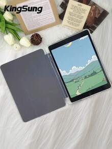 Kingsung Bow Pattern Tablet Protective Case,Compatible With IPad 9.7/10.2/10.5/10.9/12.9/Pro 11, 10th Gen,Compatible With Samsung Galaxy Tab S6 Lite 10.4 Inch,Compatible With Kindle Paperwhite 12th Gen 2024,Kindle 11th Gen 2022, Clara Colour,Soft Anti-Fall Protection,Smart Stand/Automatic Wake Up/Sleep - Multicolor - View 4