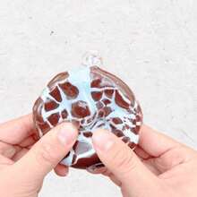 2025新款 - 薄荷巧克力脆皮手工捏捏乐，嘎吱作响的解压玩具，柔软的减压球，生日、节日、情人节的完美礼物 - 彩色 - 查看 14