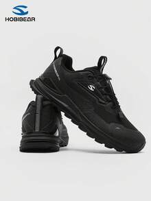 HOBIBEAR (For Wide Feet, Suggest Ordering One Size Up) Comfortable Minimalist Men's Sports Shoes, Campus Sneakers, Fashionable Casual Sports Shoes, Hiking Shoes, Lightweight Women's Shoes - Black - View 4