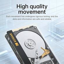 Kodak 柯达 P160 外置硬盘 500GB/1TB USB3.0 便携式硬盘，兼容 PlayStation PS4/PS5、Xbox、Mac、PC - 查看 4