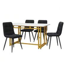Dining Table & Chair Sets - Black - View 7