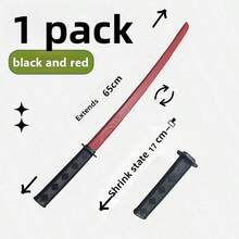 3D Spiral Retractable Sword, Samurai Retractable Knife, Rotating Samurai Sword Blade, Banana Sword, Carrot Sword, Toy - Multicolor - View 9