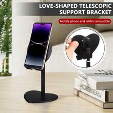 Giá đỡ điện thoại hình trái tim có thể điều chỉnh này là vật dụng không thể thiếu! Có thể điều chỉnh góc 360° và chiều cao, phù hợp với mọi loại điện thoại/máy tính bảng. Chống trượt, siêu đẹp mắt, thích hợp sử dụng tại nhà/văn phòng, quà tặng mùa xuân, sinh nhật, đám cưới. - màu đen - Xem 7