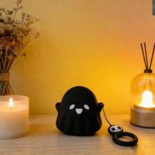 1-10个装 AiPod 4 保护套 可爱鬼影世代硅胶保护套，全包覆，防摔蓝牙耳机软壳 - 彩色 - 查看 2