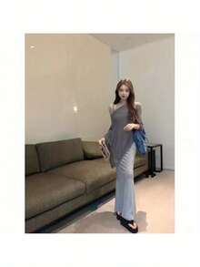 Women Tops - Grey - View 3