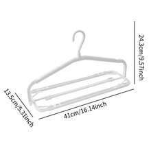 Telescopic Bath Towel Rack, Towel Rack, Multi-Purpose Clothes Rack, Clothes Drying Rack, Clothes Hanger, Shorts, Socks, Tie-Up, Small Bed Sheet - One Size Fits All - View 8