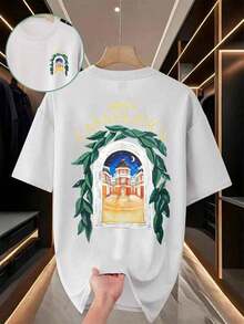 2026 Magliette Da Uomo Summer Men's Outfit - 黑色 - 查看 3