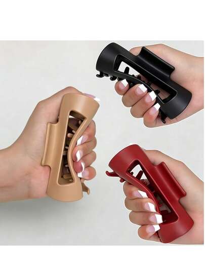 3 chiếc kẹp tóc silicon mềm, chống va chạm và chống rơi, kẹp tóc bền chắc dành cho nữ, phụ kiện tóc, mùa hè