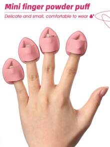 15PCS Makeup Tools Set Including:6PCS Triangle Powder Puffs+2PCS Makeup Sponges+3PCS Mini Makeup Sponges+3PCS Mini Air Cushion Powder Puffs+1Storage Container - Multicolor - View 11