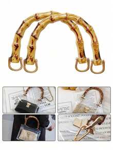 1 set fund de geantă din piele PU și mâner din bambus, accesorii croșetat DIY, consumabile pentru confecționarea poșetelor, fund de geantă croșetat, fund pătrat pentru genți croșetate, mâner personalizat, potrivit pentru fete la modă, folosit pentru genți croșetate DIY, genți de umăr, genți de mână și portofele, esențial pentru pasionații de meșteșuguri, cadouri perfecte de ziua de naștere, cadouri de sărbători, cadouri de petrecere, cadouri de Ziua Mamei, cadouri de Paște. - Multicolor - Vizualizare 7