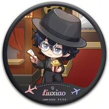 1枚静脉周边时间特工出发系列58毫米金属珐琅徽章 - 彩色 - 查看 4