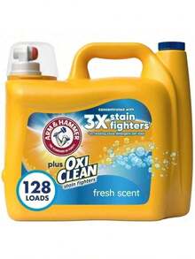 ARM And HAMMER Plus OxiClean Stain Fighter Liquid Laundry Detergent Fresh Scent 32. 5 Fl Oz 25 Loads - 1 - View 1