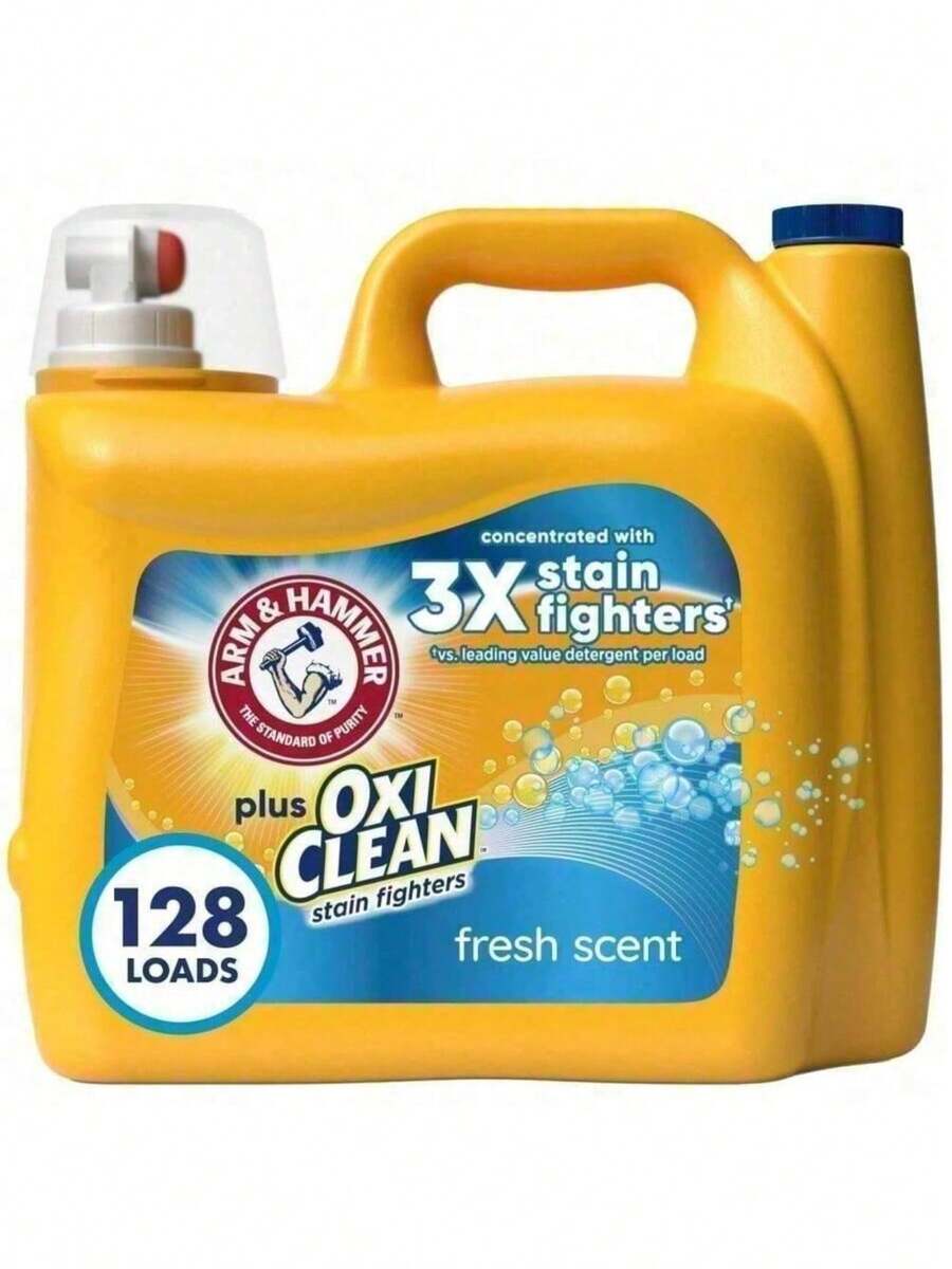 ARM And HAMMER Plus OxiClean Stain Fighter Liquid Laundry Detergent Fresh Scent 32. 5 Fl Oz 25 Loads - 1 - View 1